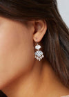 Nicole Fendel Jewellery - Sasha Earring Rose Quartz